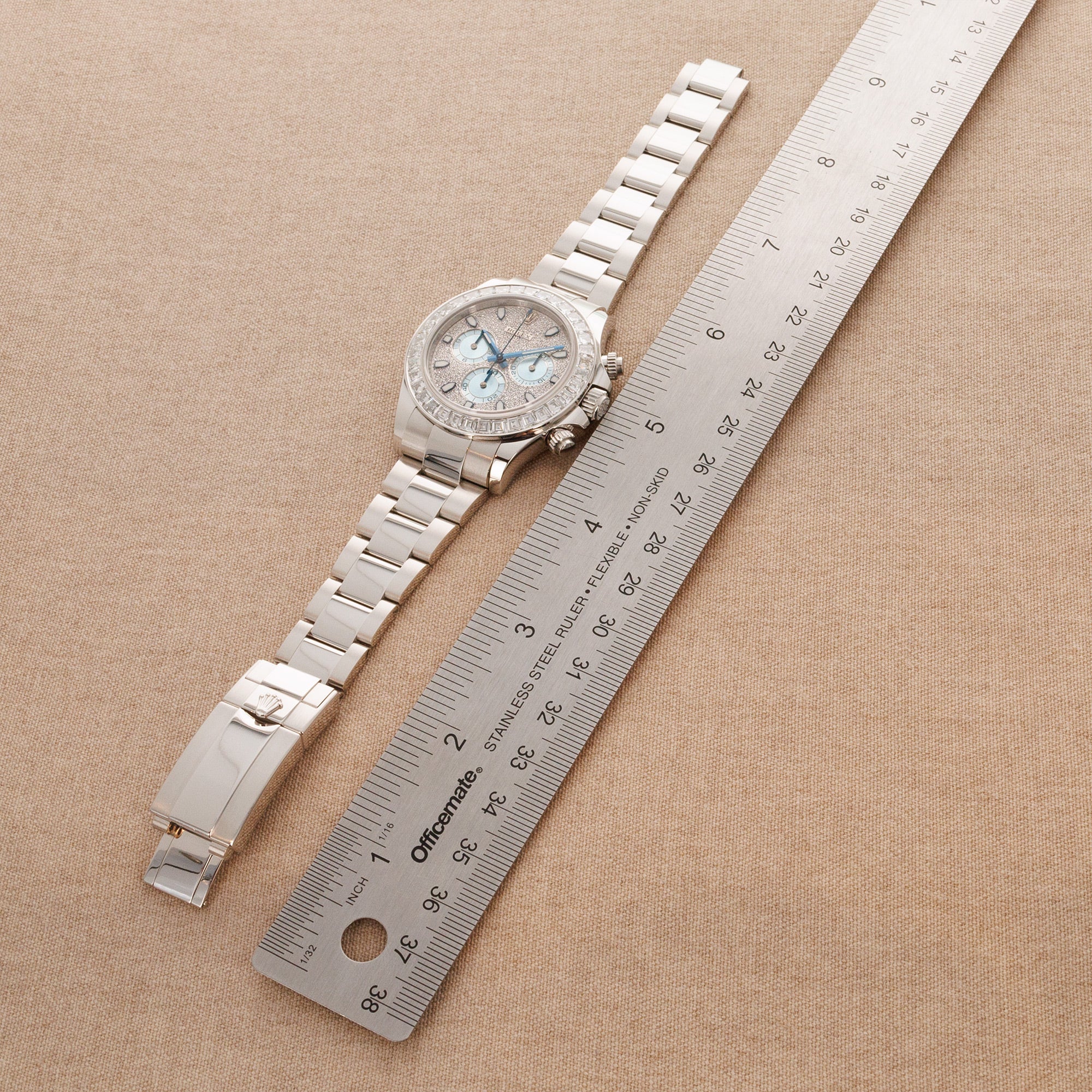 Rolex - Rolex Platinum Cosmograph Daytona Diamond Watch Ref. 116576 - The Keystone Watches