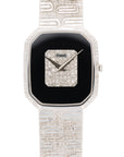 Piaget - Piaget White Gold Onyx and Diamond Watch Ref. 9791A15 - The Keystone Watches