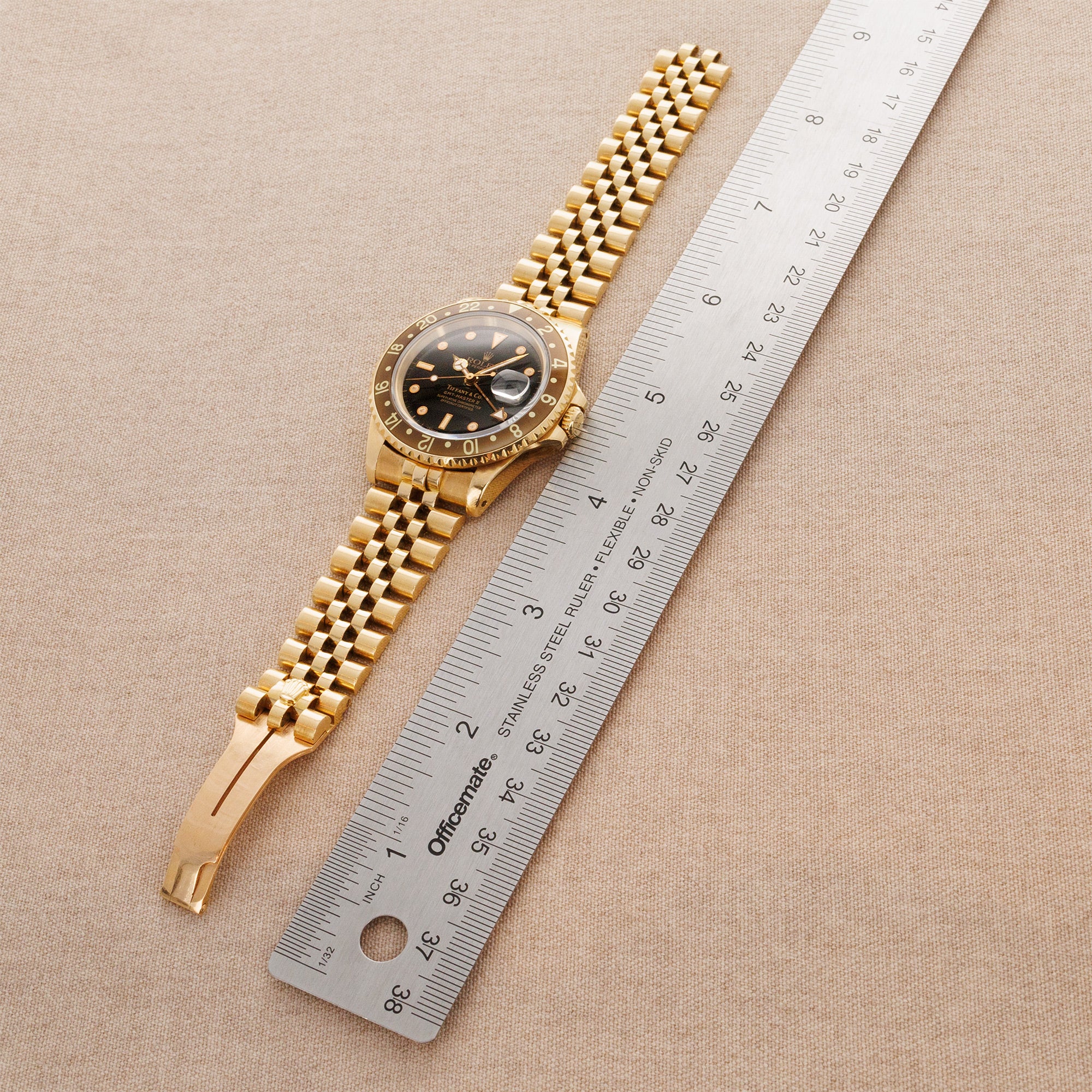 Rolex - Rolex Yellow Gold GMT-Master II Ref. 16718 retailed by Tiffany & Co. - The Keystone Watches
