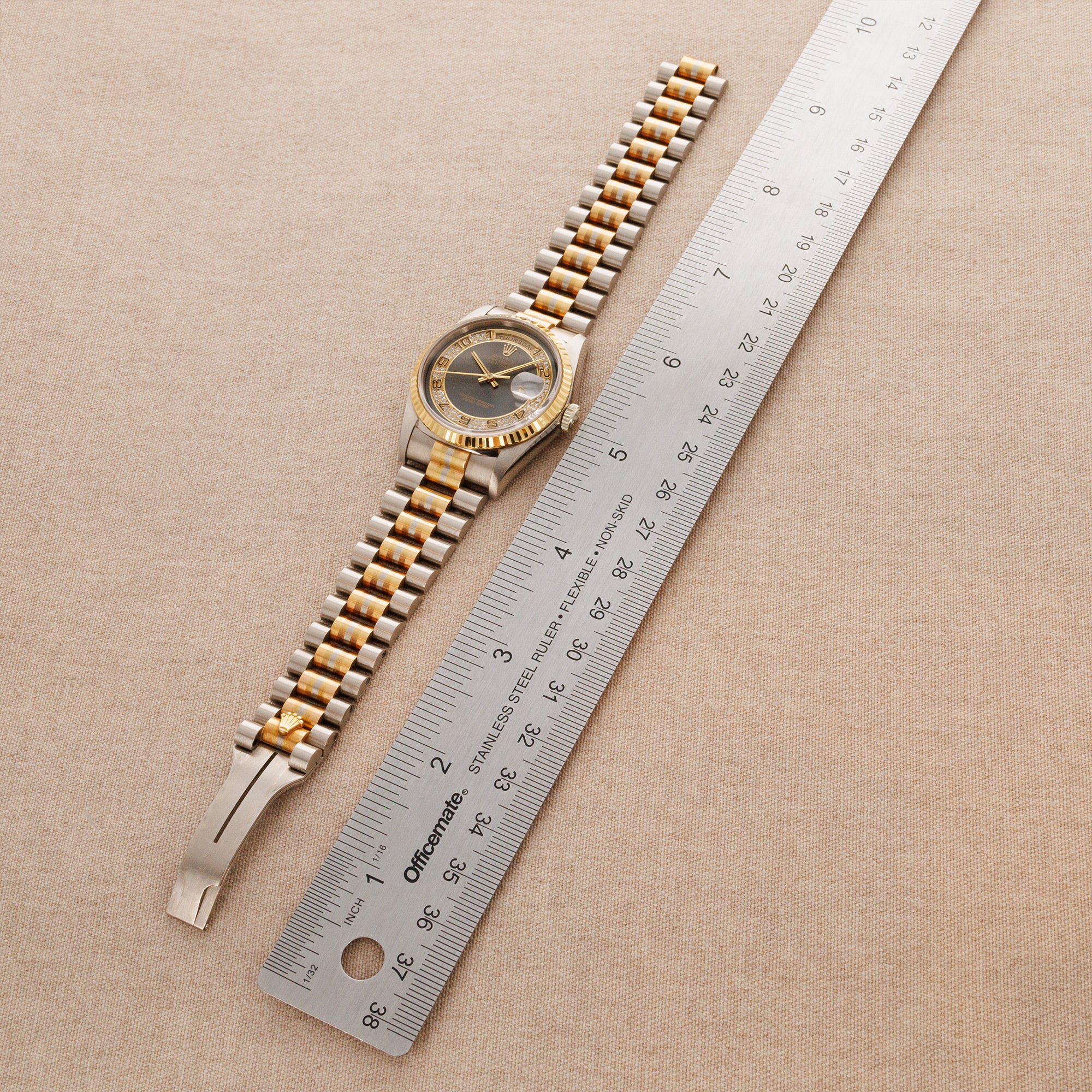 Rolex - Rolex Day Date Tridor Ref. 18239 with Diamond Dial - The Keystone Watches