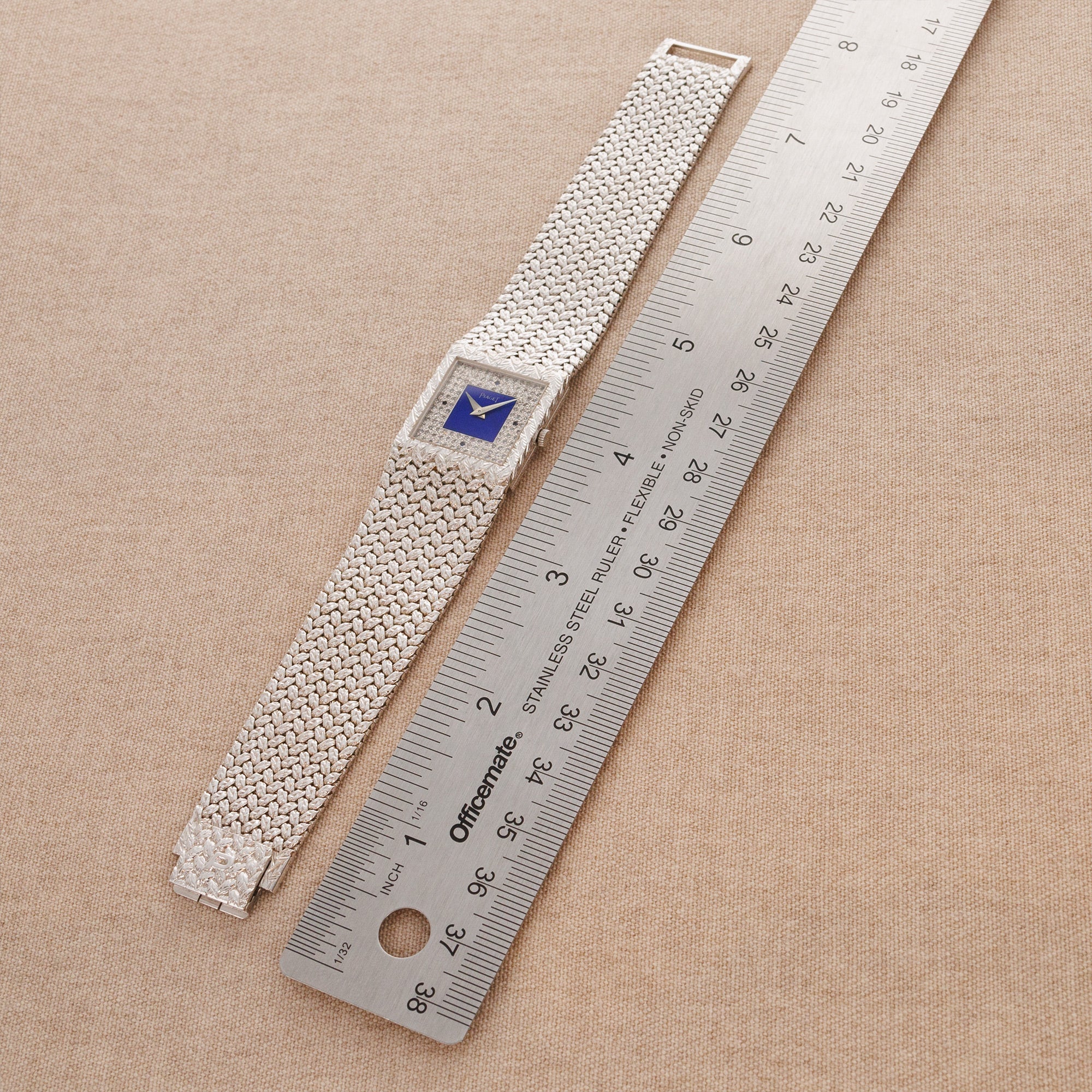 Piaget - Piaget White Gold Lapis and Diamond Watch Ref. 9352D2 - The Keystone Watches