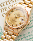 Rolex - Rolex Yellow Gold Day-Date Ref. 18238 with Factory Diamond Dial - The Keystone Watches