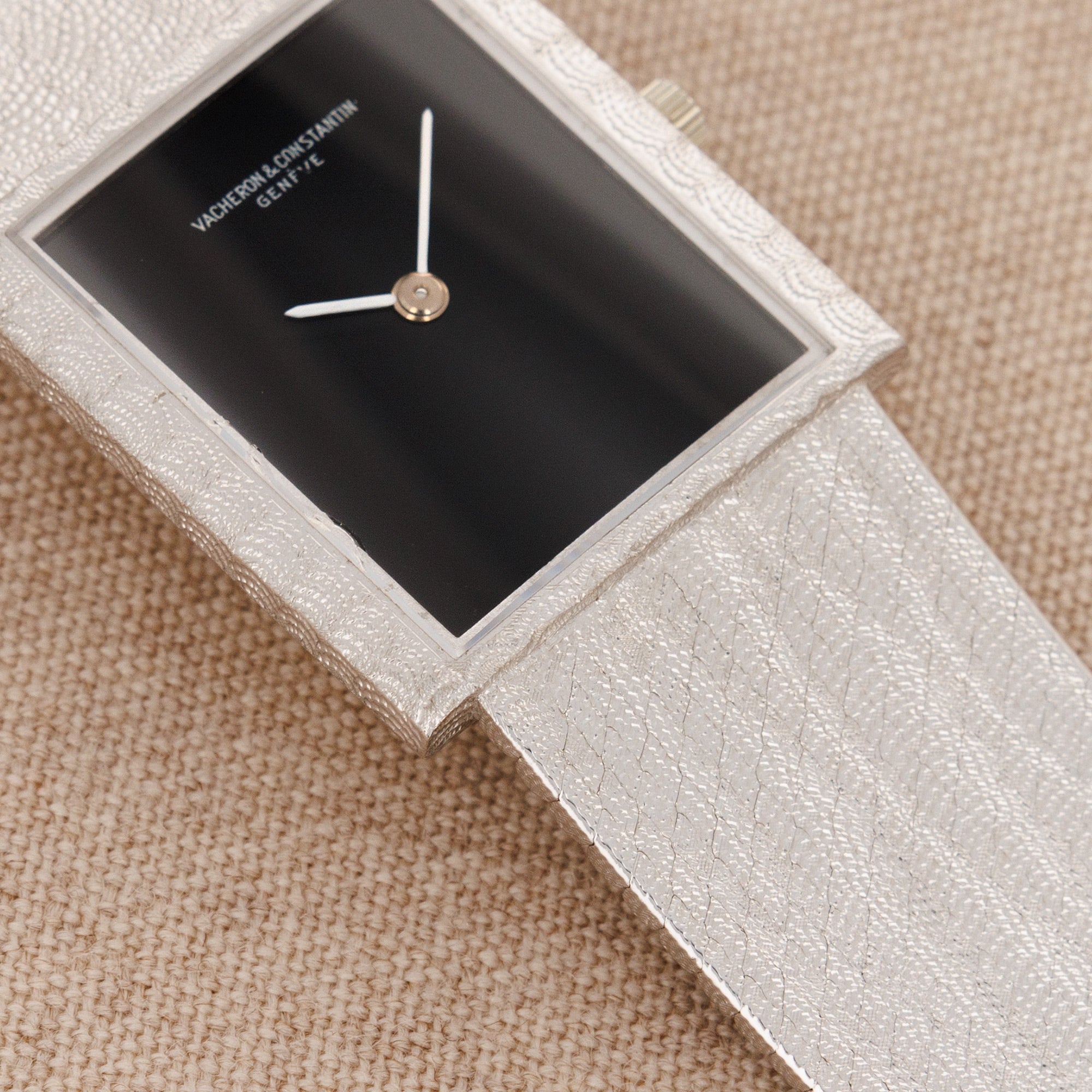 Vacheron Constantin - Vacheron Constantin White Gold Watch Ref. 33001 with Onyx Dial - The Keystone Watches