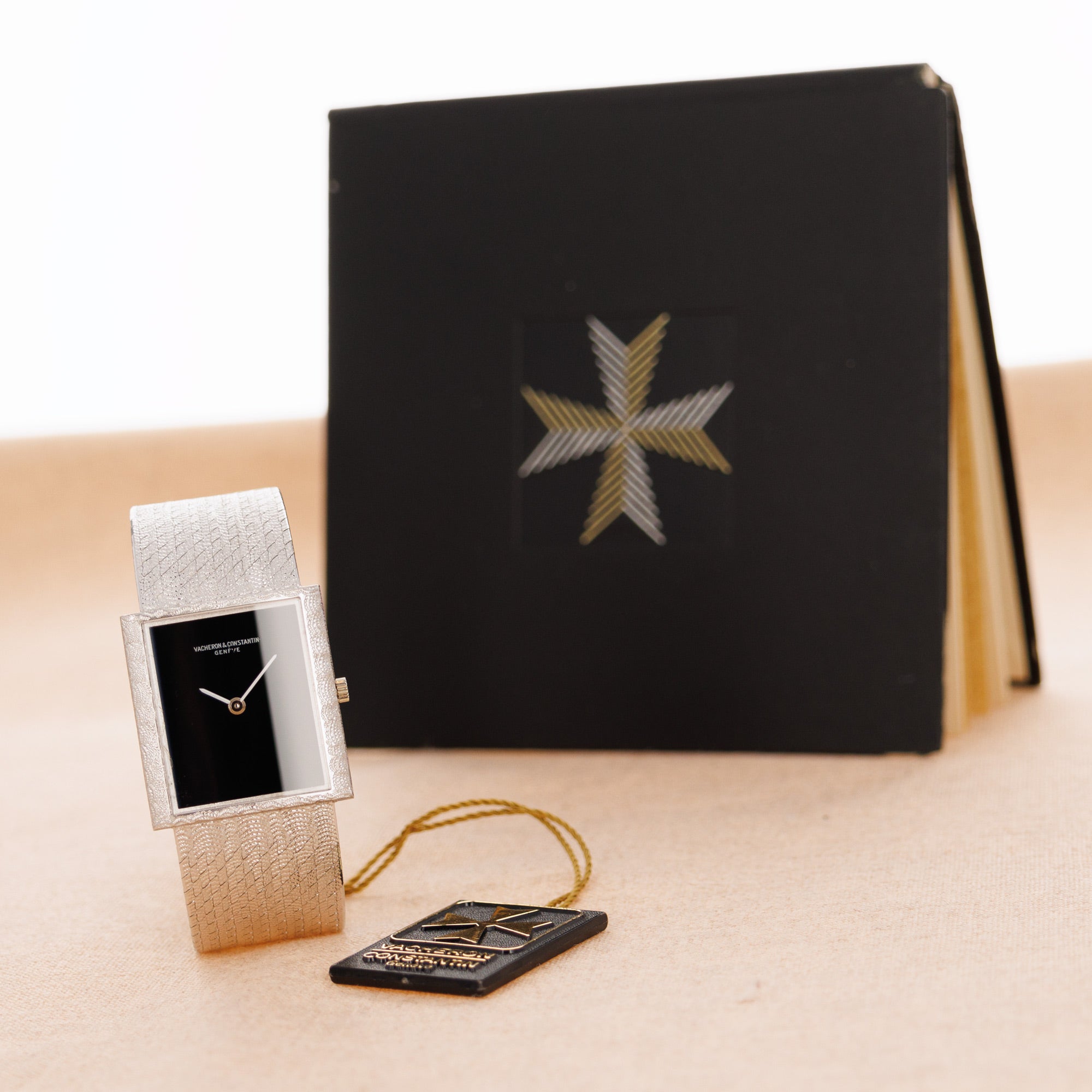 Vacheron Constantin - Vacheron Constantin White Gold Watch Ref. 33001 with Onyx Dial - The Keystone Watches