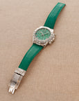 Rolex - Rolex White Gold Daytona Green Beach Watch Ref. 116519 - The Keystone Watches