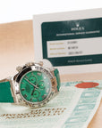 Rolex - Rolex White Gold Daytona Green Beach Watch Ref. 116519 - The Keystone Watches
