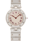 Cartier - Cartier Platinum VLC Watch with Original Red Dial - The Keystone Watches