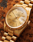 Rolex - Rolex Yellow Gold Day Date Ref. 18248 with Factory Bark Finish - The Keystone Watches