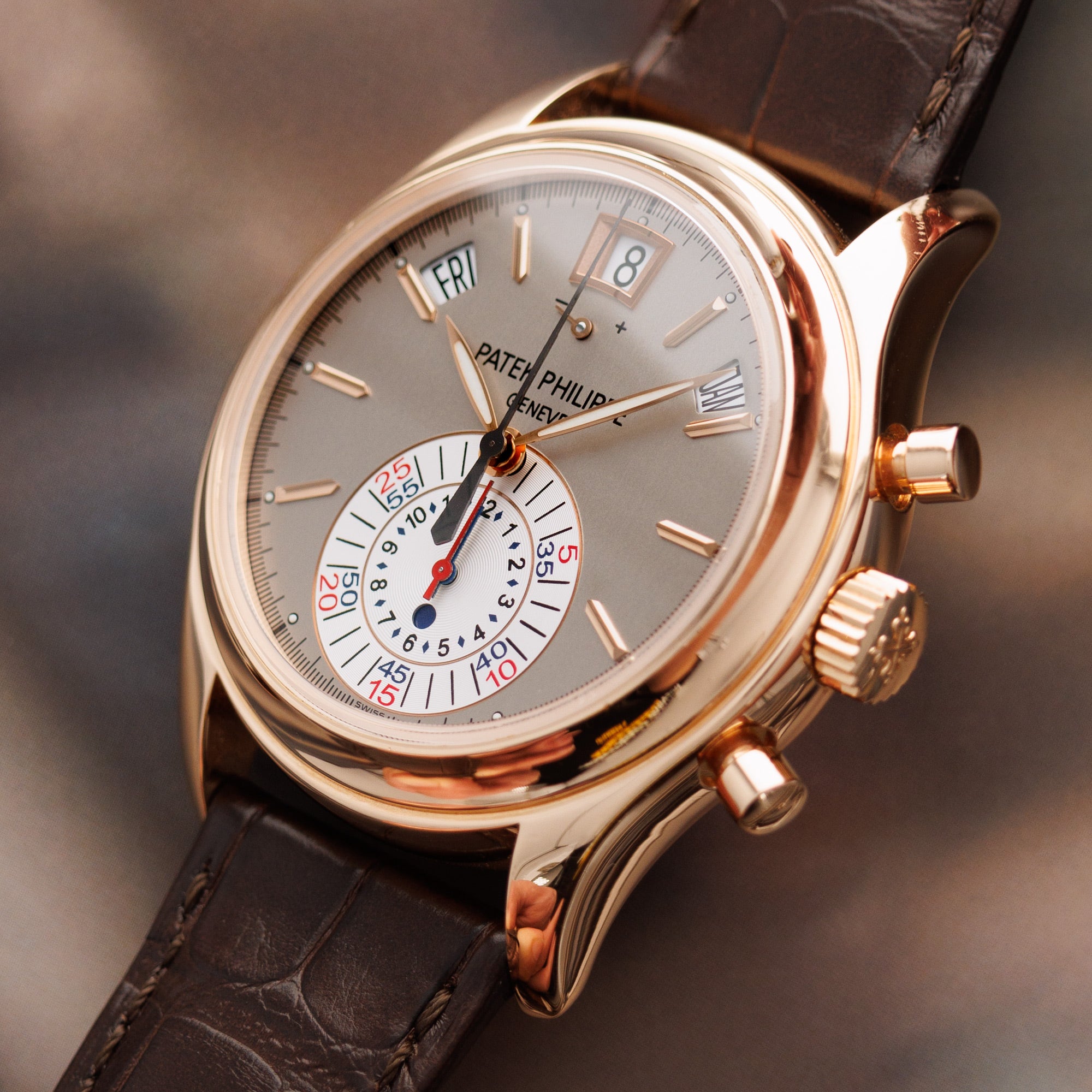 Patek Philippe - Patek Philippe Rose Gold Annual Calendar Chronograph Ref. 5960 - The Keystone Watches