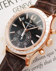 Patek Philippe - Patek Philippe Rose Gold Annual Calendar Chronograph Ref. 5961R with Factory Diamonds - The Keystone Watches