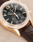 Patek Philippe - Patek Philippe Rose Gold Annual Calendar Chronograph Ref. 5961R with Factory Diamonds - The Keystone Watches