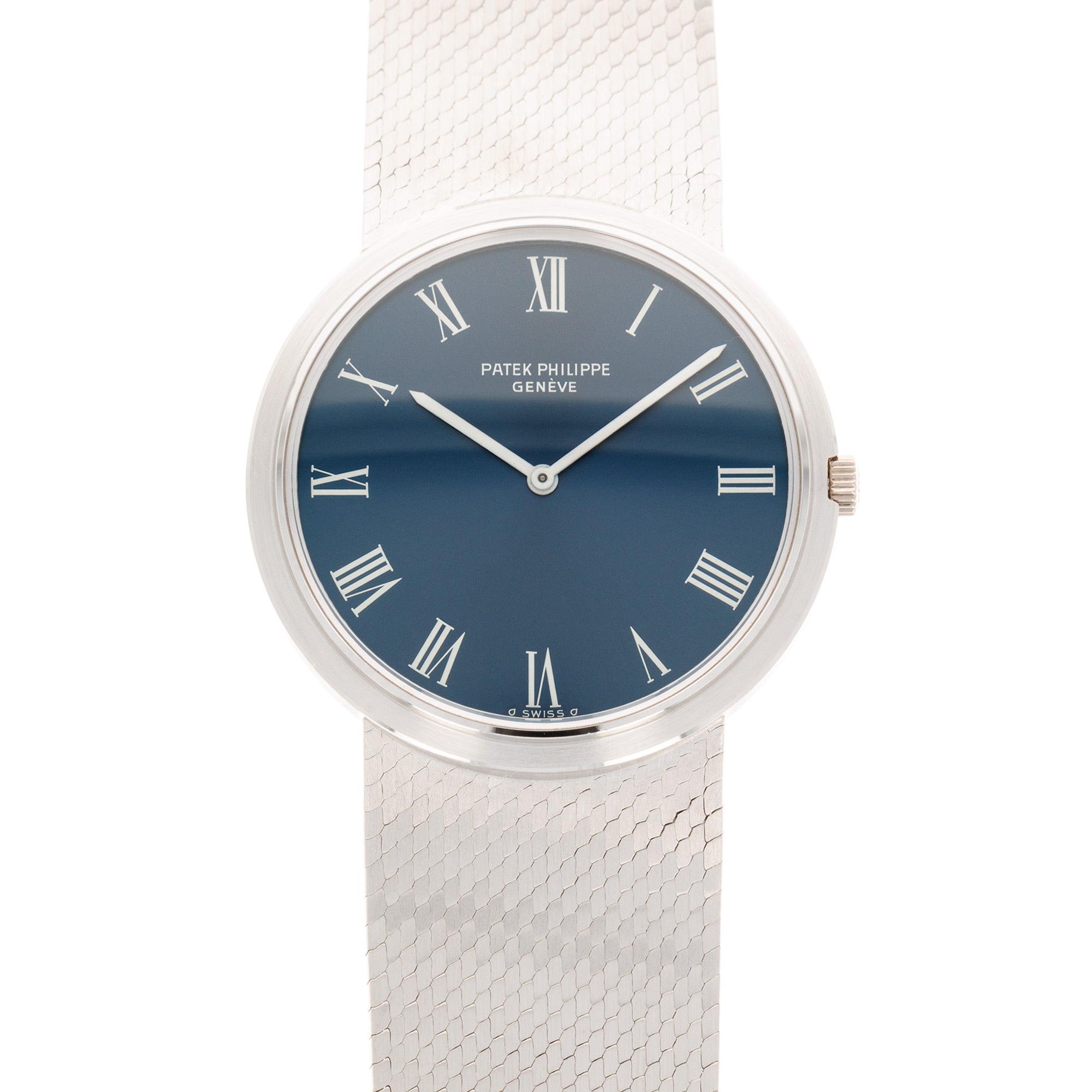 Patek Philippe - Patek Philippe White Gold Calatrava Bracelet Watch Ref. 3606 - The Keystone Watches