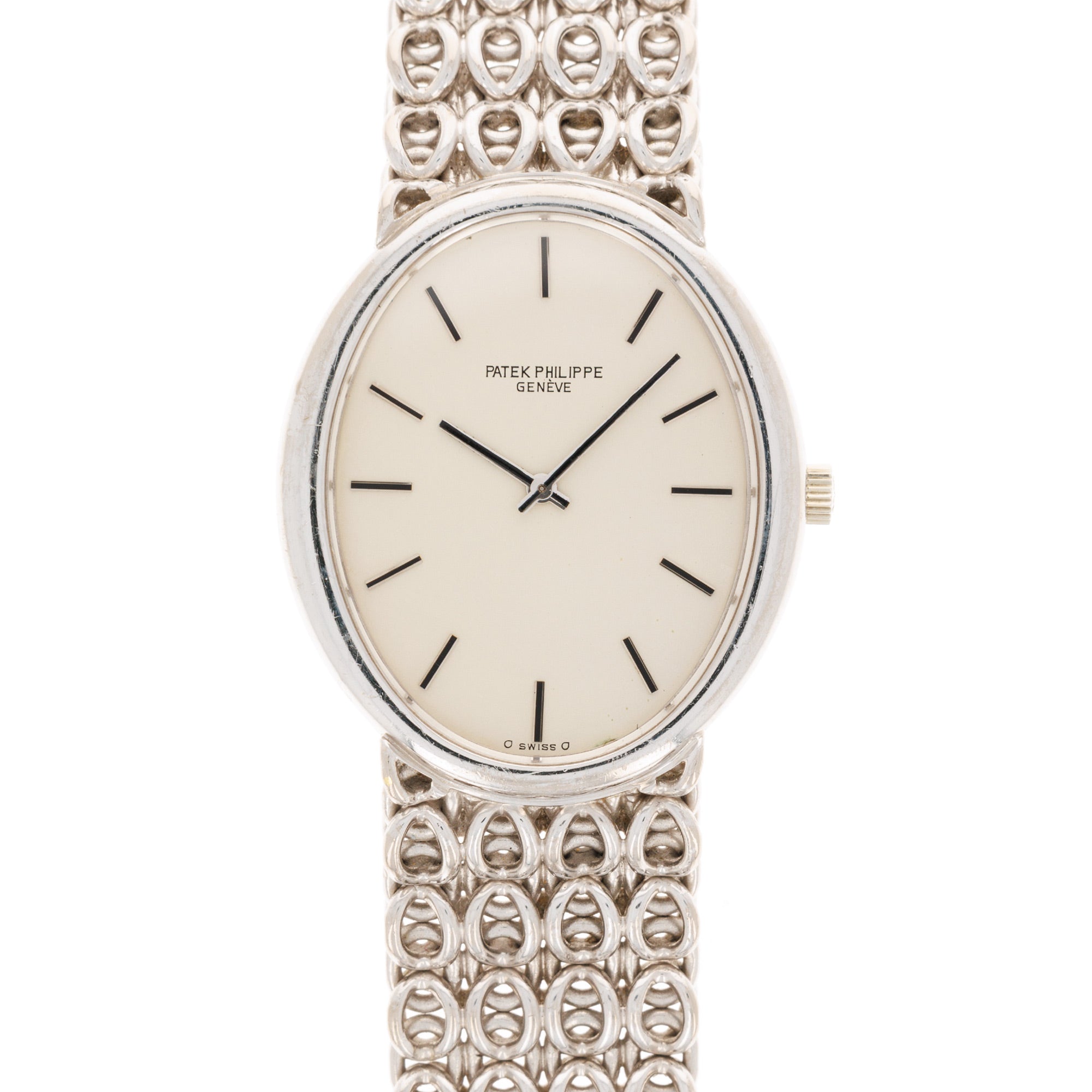Patek Philippe - Patek Philippe White Gold Bracelet Watch Ref. 3598 - The Keystone Watches