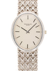 Patek Philippe - Patek Philippe White Gold Bracelet Watch Ref. 3598 - The Keystone Watches