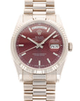 Rolex - Rolex White Gold Day Date Ref. 118239 with Cherry Dial - The Keystone Watches