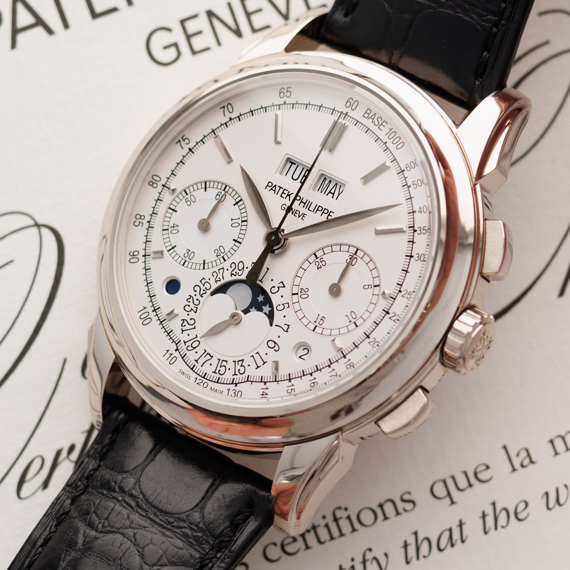 Patek Philippe - Patek Philippe White Gold Perpetual Calendar Ref. 5270 - The Keystone Watches