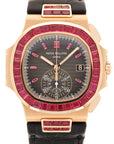 Patek Philippe - Patek Philippe Rose Gold Nautilus Ruby Watch Ref. 5980 - The Keystone Watches