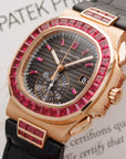 Patek Philippe - Patek Philippe Rose Gold Nautilus Ruby Watch Ref. 5980 - The Keystone Watches