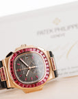 Patek Philippe - Patek Philippe Rose Gold Nautilus Ruby Watch Ref. 5980 - The Keystone Watches