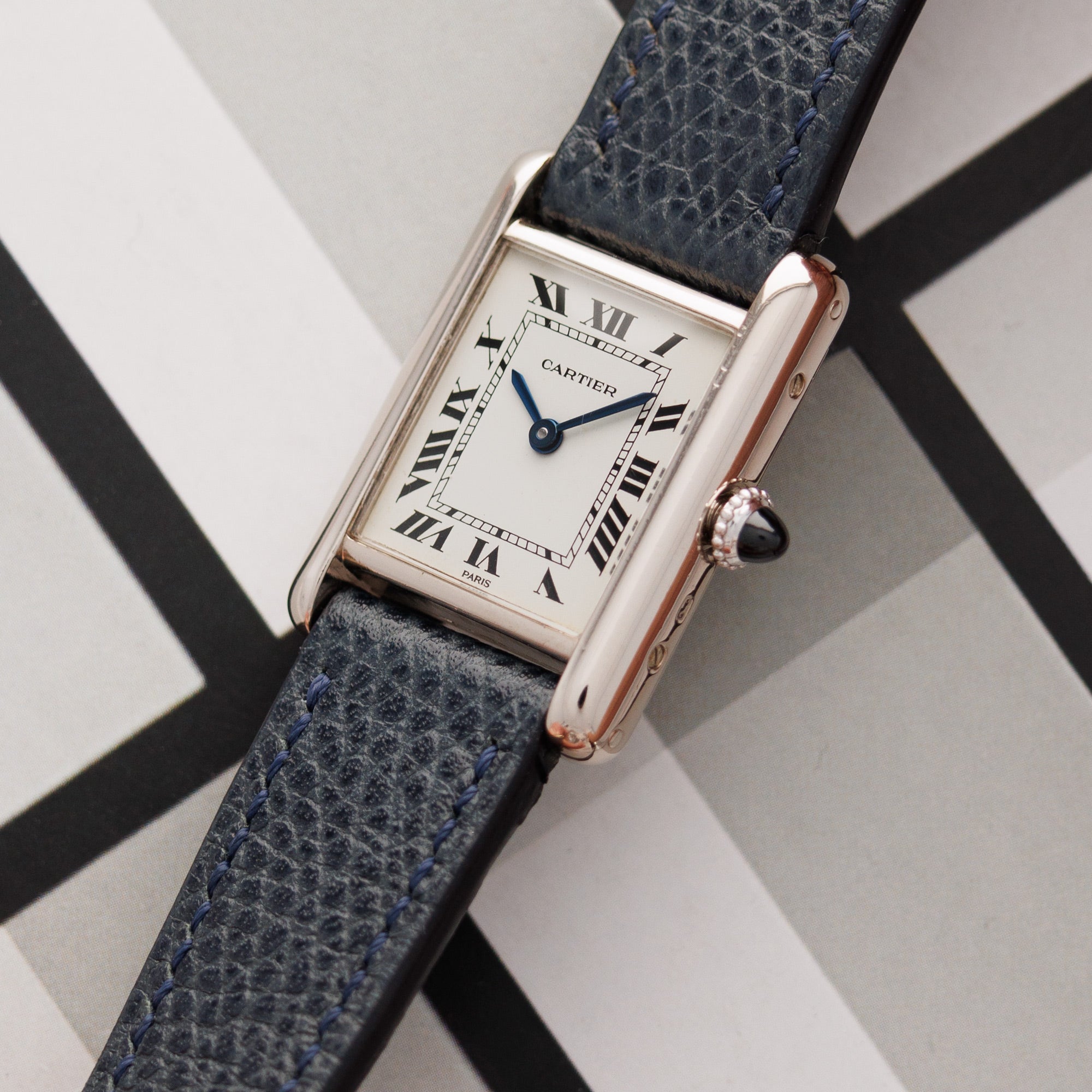 Cartier - Cartier White Gold Tank Watch - The Keystone Watches