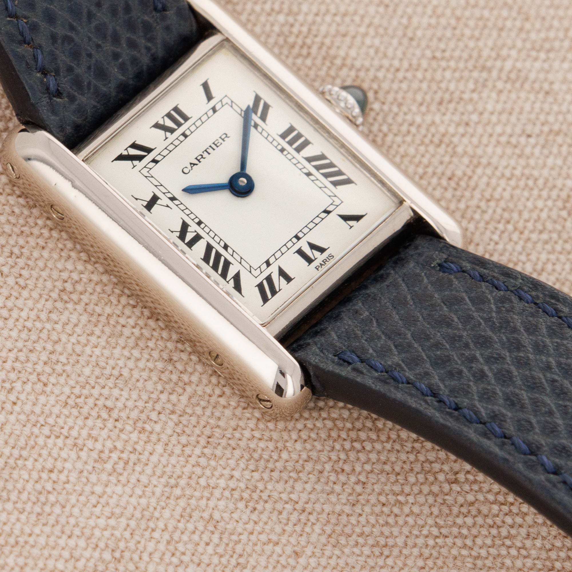 Cartier - Cartier White Gold Tank Watch - The Keystone Watches