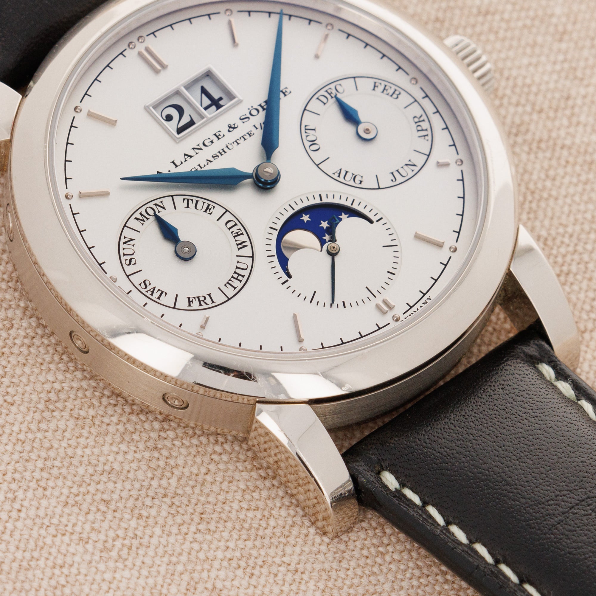 A. Lange & Sohne - A. Lange & Sohne White Gold Annual Calendar Watch Ref. 330.026 - The Keystone Watches