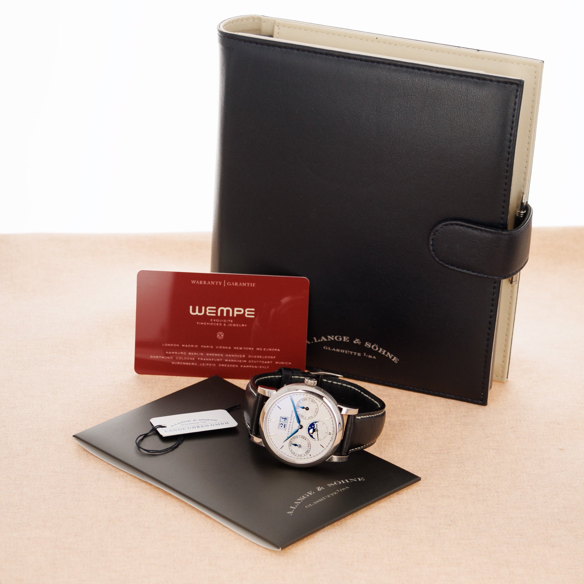 A. Lange & Sohne - A. Lange & Sohne White Gold Annual Calendar Watch Ref. 330.026 - The Keystone Watches