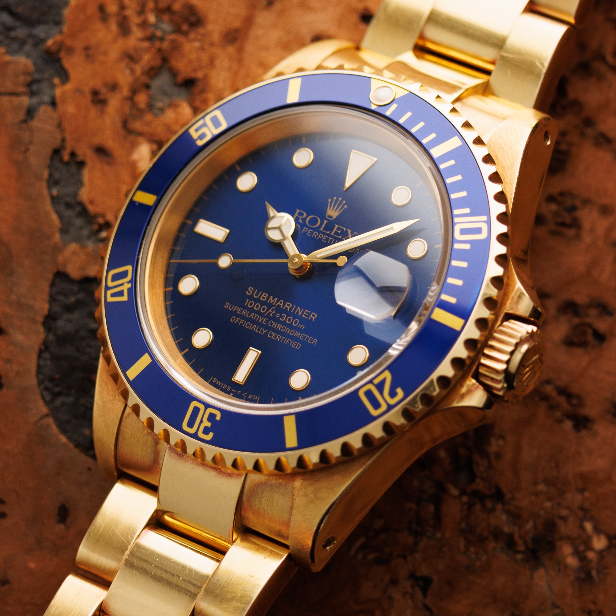 Rolex - Rolex Yellow Gold Submariner Ref. 16618 - The Keystone Watches