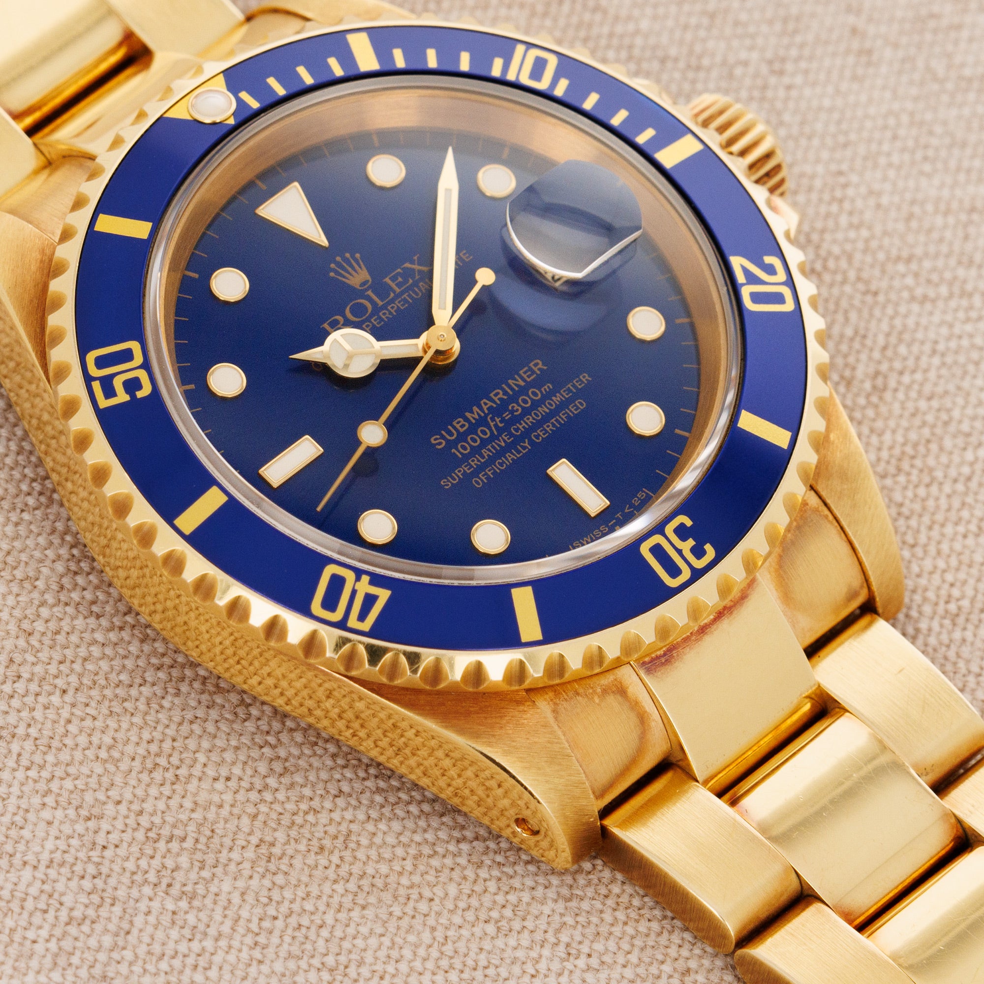 Rolex - Rolex Yellow Gold Submariner Ref. 16618 - The Keystone Watches