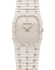 Audemars Piguet - Audemars Piguet White Gold Diamond Bamboo with Geometric Logo Dial - The Keystone Watches