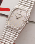 Audemars Piguet - Audemars Piguet White Gold Diamond Bamboo with Geometric Logo Dial - The Keystone Watches