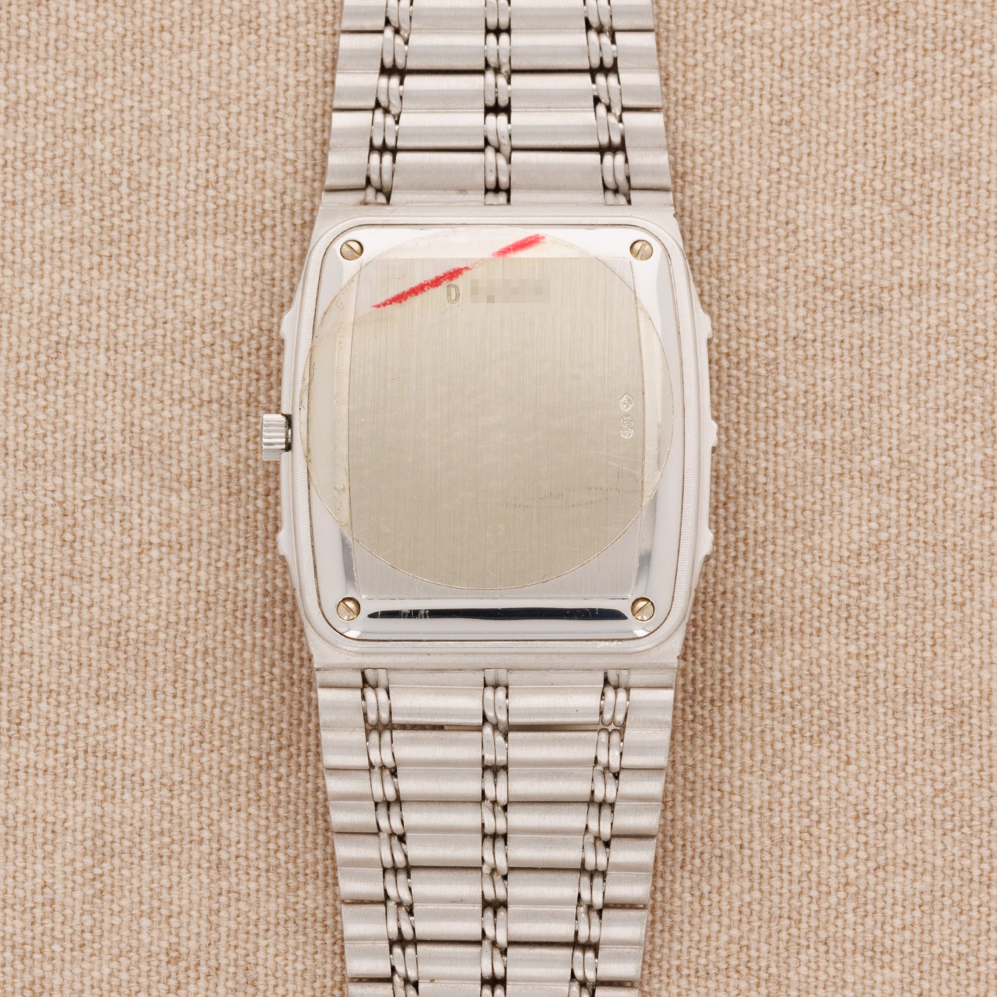 Audemars Piguet - Audemars Piguet White Gold Diamond Bamboo with Geometric Logo Dial - The Keystone Watches