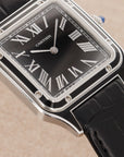 Cartier - Cartier Steel Black Lacquer Santos Dumont Ref. WSSA0046 - The Keystone Watches