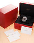 Cartier - Cartier Steel Black Lacquer Santos Dumont Ref. WSSA0046 - The Keystone Watches
