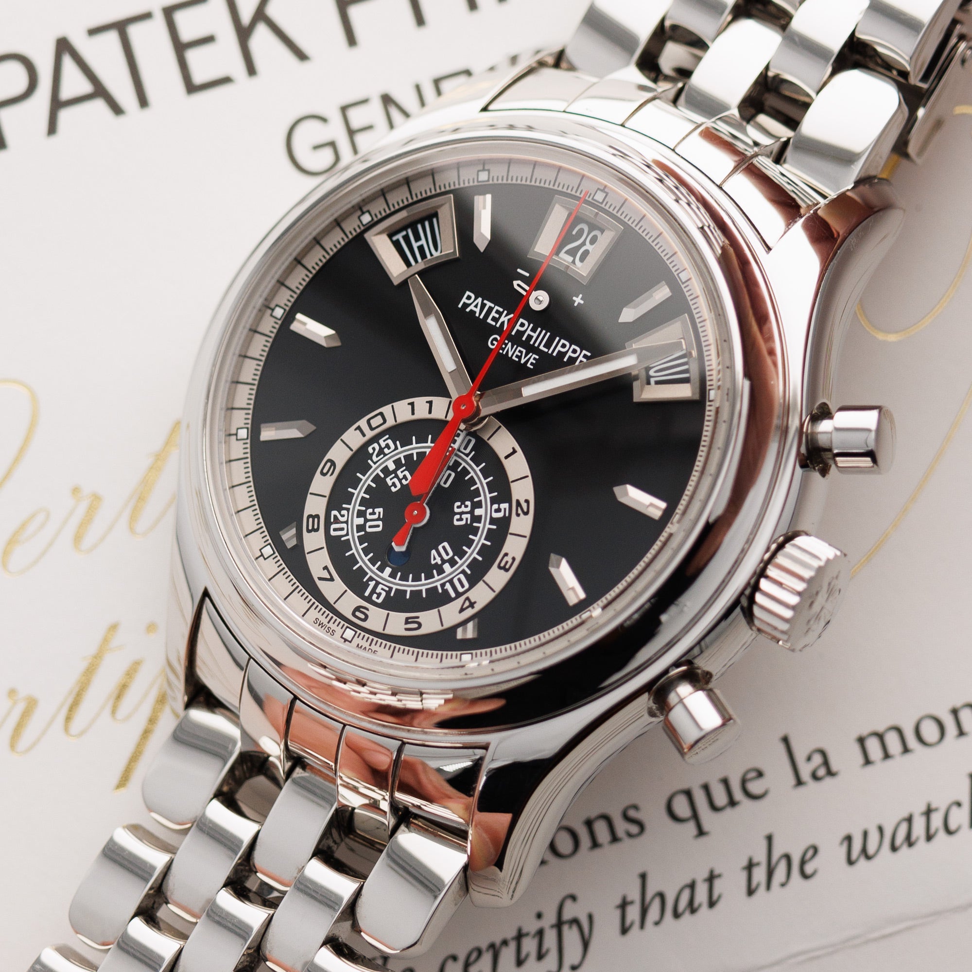 Patek Philippe - Patek Philippe Steel Annual Calendar Chronograph Ref. 5960 - The Keystone Watches