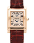 Cartier - Cartier Rose Gold Tank a Vis Dual Time Ref. 2594 - The Keystone Watches