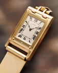 Cartier - Cartier Yellow Gold Tank Travel Clock, Sold in London - The Keystone Watches