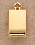 Cartier - Cartier Yellow Gold Tank Travel Clock, Sold in London - The Keystone Watches