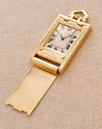 Cartier - Cartier Yellow Gold Tank Travel Clock, Sold in London - The Keystone Watches