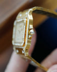Cartier - Cartier Yellow Gold Santos Carree Diamond - The Keystone Watches