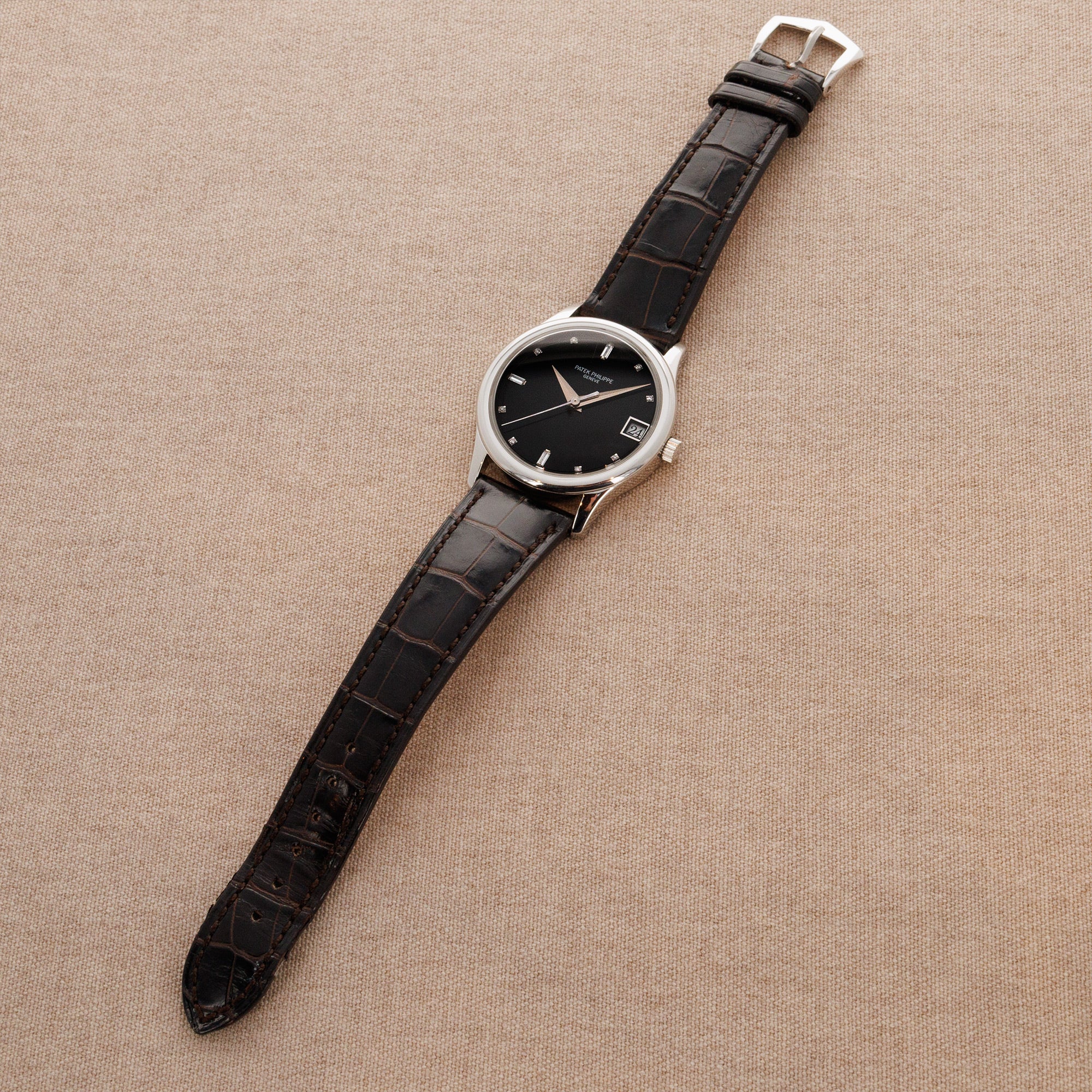 Patek Philippe - Patek Philippe Platinum Calatrava Watch Ref. 3998 - The Keystone Watches