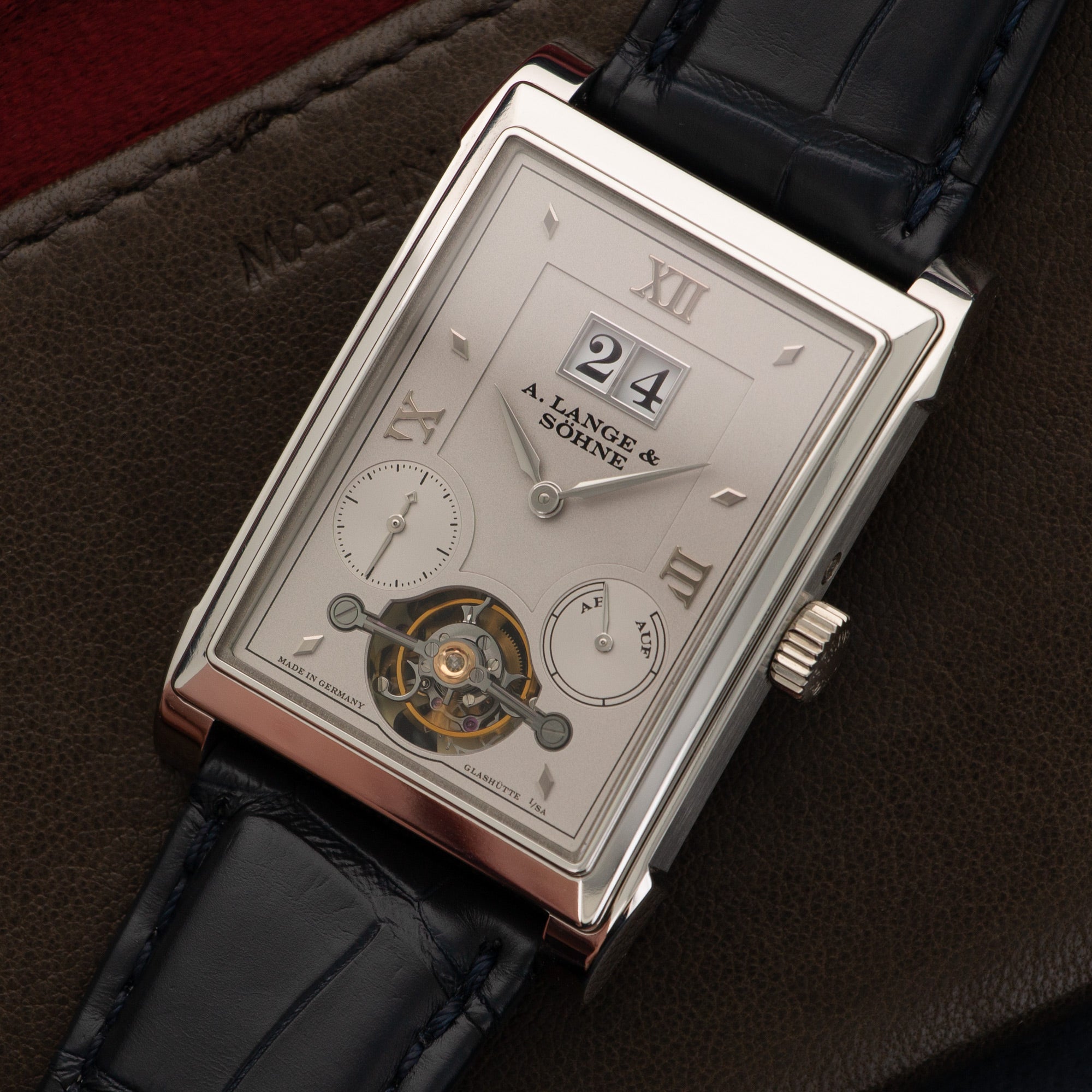 A. Lange & Sohne - A. Lange & Sohne Platinum Cabaret Tourbillon Watch - The Keystone Watches