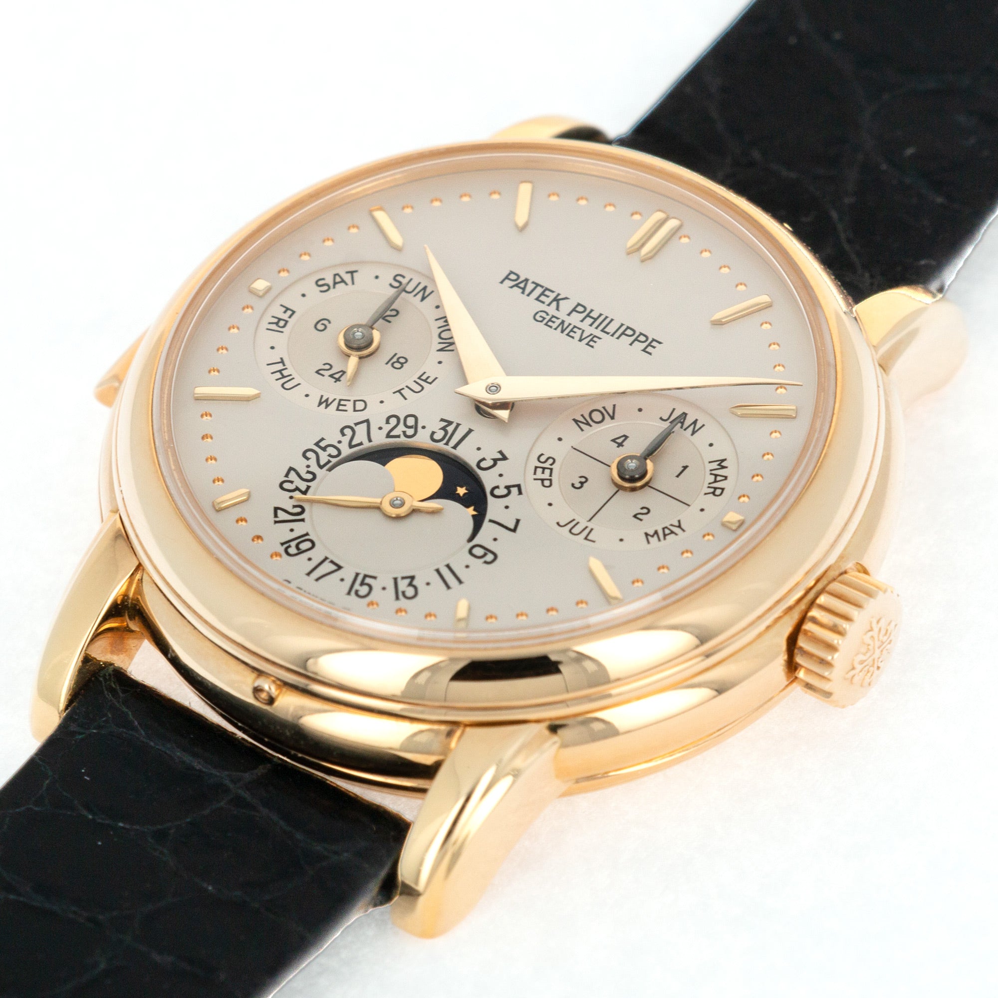 Patek Philippe - Patek Philippe Yellow Gold Minute Repeater Perpetual Calendar Ref. 3974 - The Keystone Watches