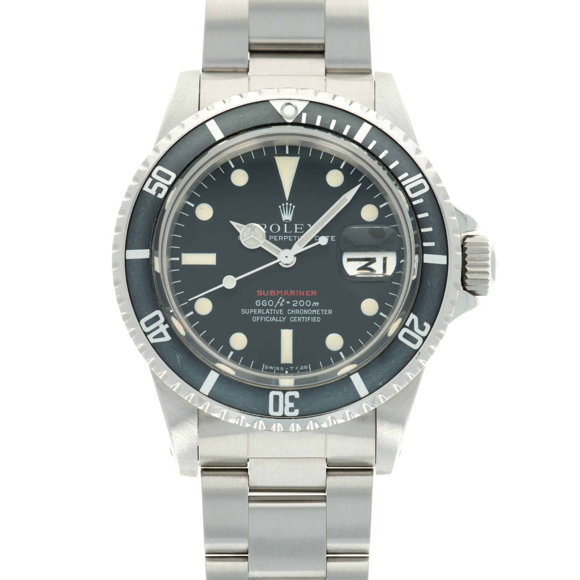 Rolex - Rolex Red Submariner Watch Ref. 1680 with Original Box and Papers - The Keystone Watches