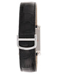 Cartier - Cartier White Gold Rectangulaire a Pattes Vis Armurier Enamel Tank Watch - The Keystone Watches