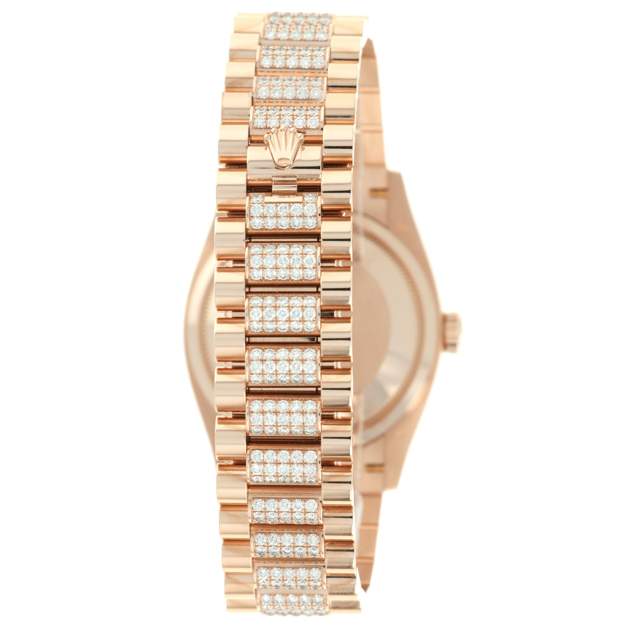 Rolex - Rolex Rose Gold Day-Date Rainbow Watch Ref. 128345 - The Keystone Watches