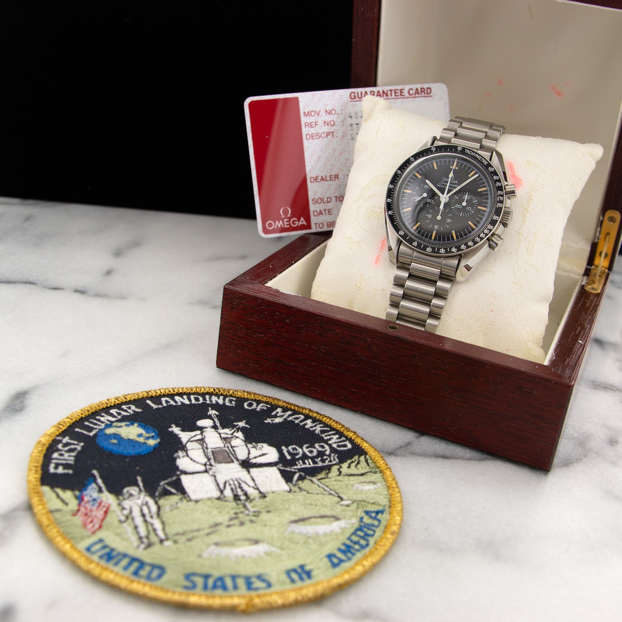 Omega - Omega Speedmaster Apollo Ref. 145.022, in Like New Condition with Original Box and Papers - The Keystone Watches