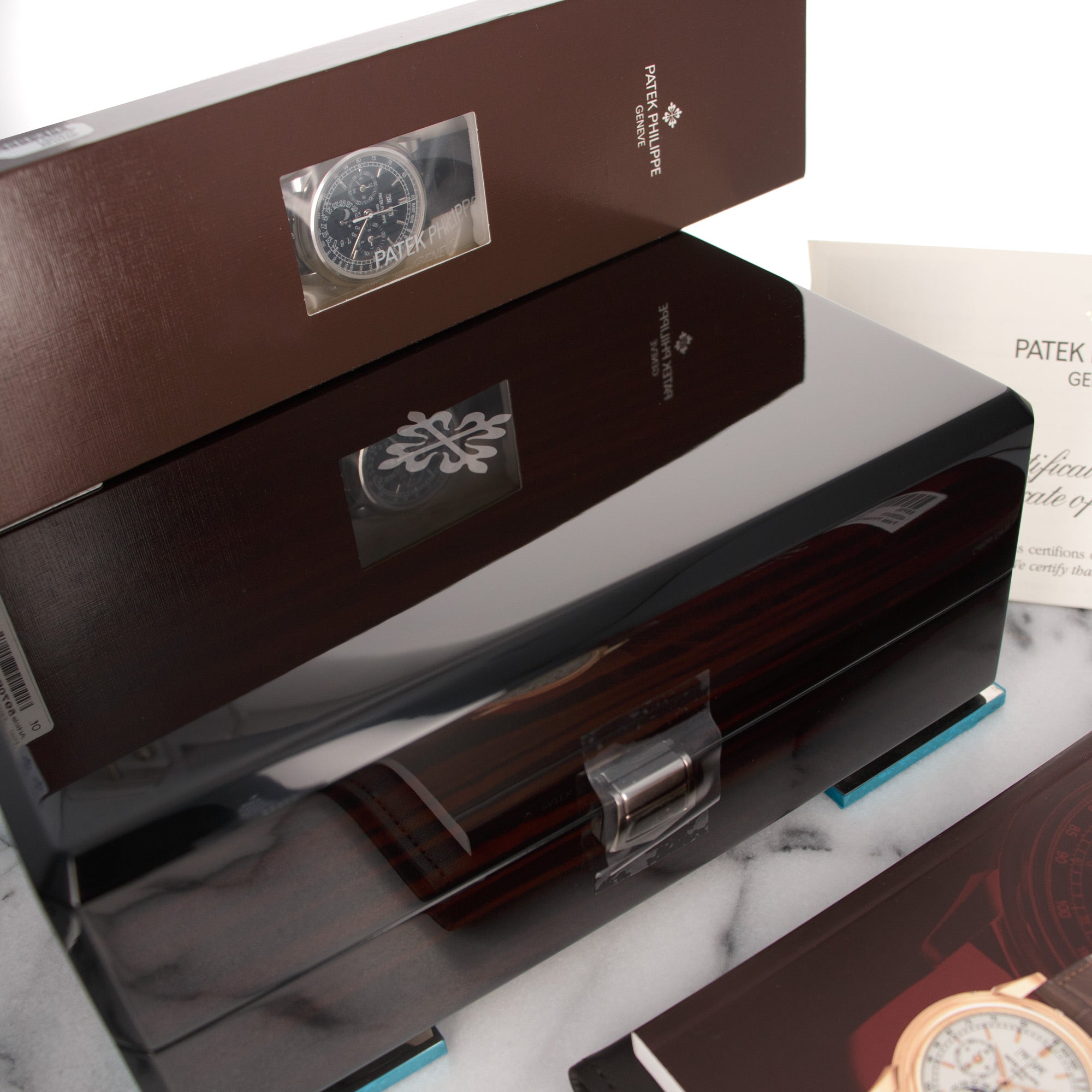 Patek Philippe - Patek Philippe Platinum Perpetual Calendar Chronograph Watch Ref. 5970 Unworn and in Original Seal - The Keystone Watches