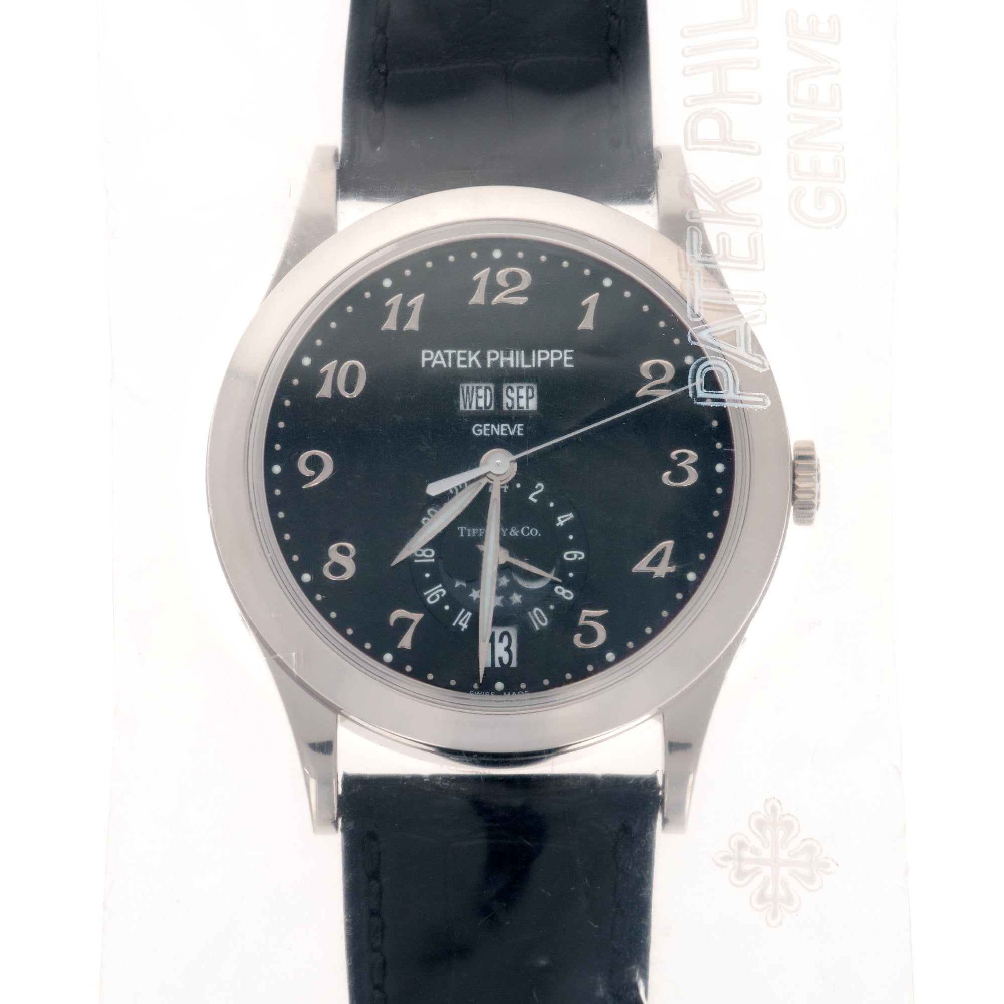 Patek Philippe - Patek Philippe White Gold Annual Calendar Tiffany & Co. Watch Ref. 5396, Singled Sealed - The Keystone Watches