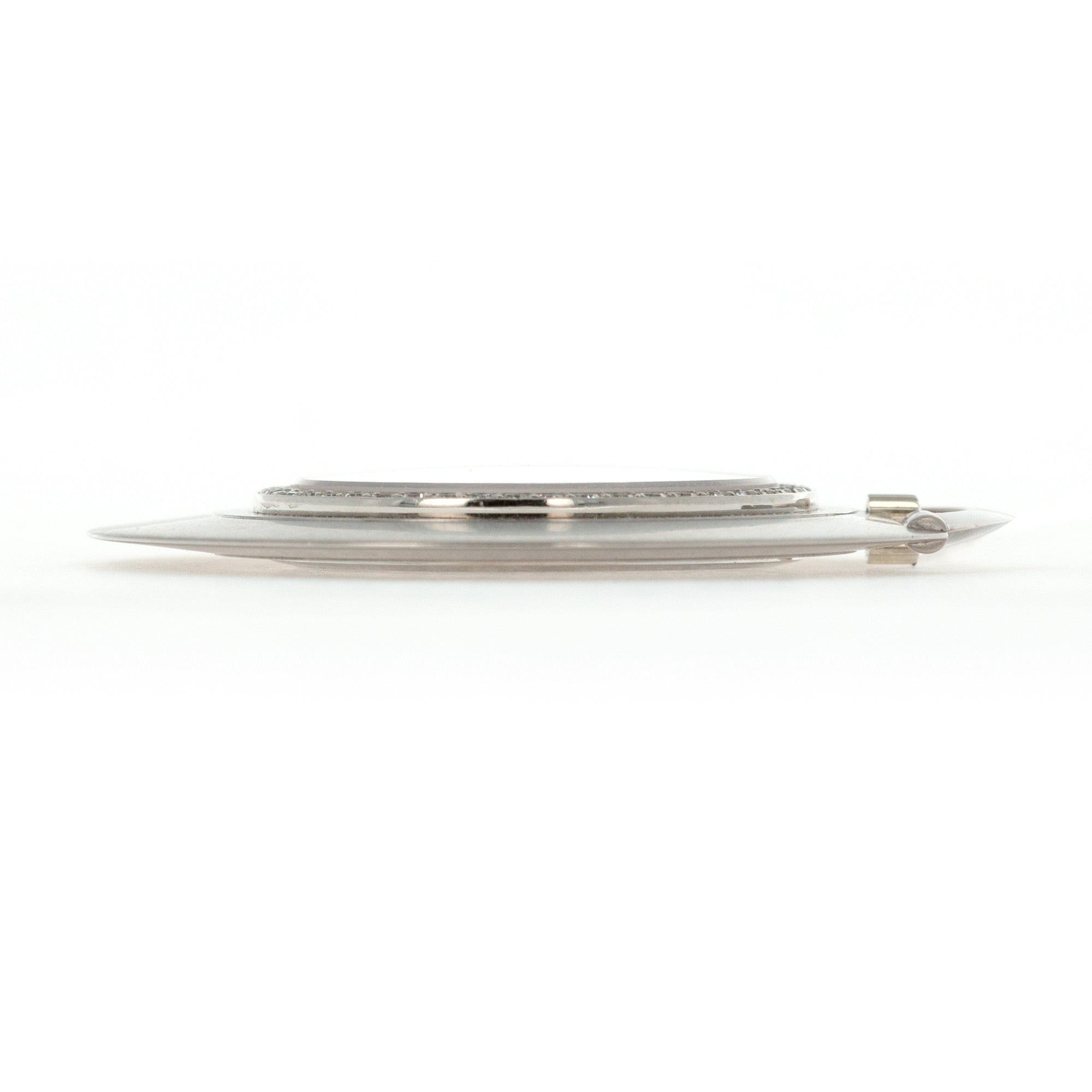 Vacheron Constantin - Vacheron Constantin White Gold diamond bezel pocket watch - The Keystone Watches